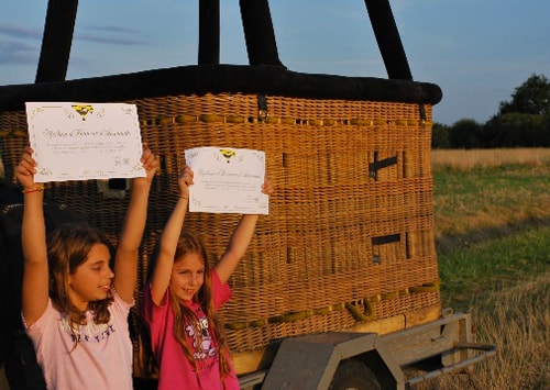 Vol montgolfiere en famille