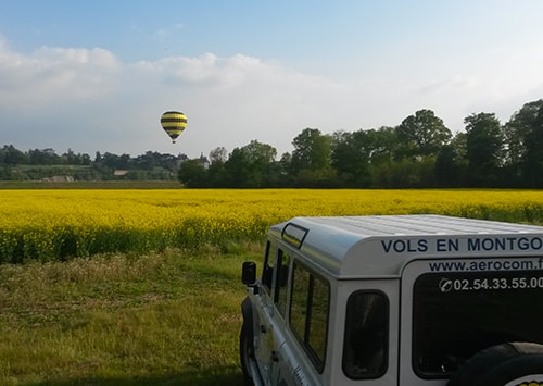 L'équipe Aérocom Montgolfière