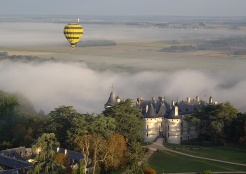 Brume en montgolfière