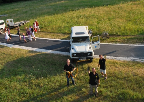 Atterrissage Montgolfière