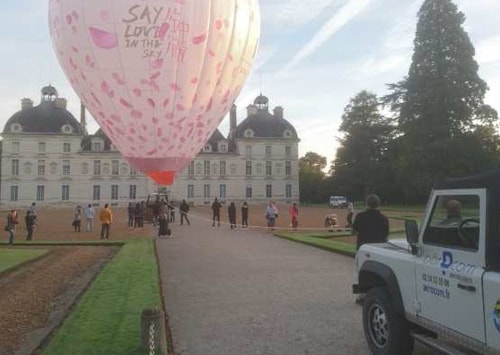 Vol au dessus des châteaux de la Loire