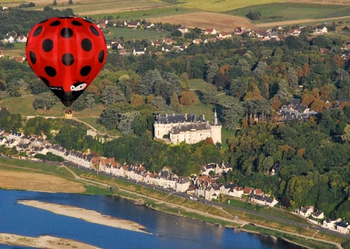 Vol au dessus des châteaux de la loire