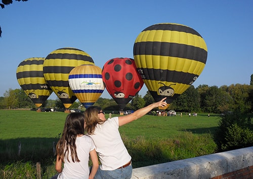 Vol en montgolfiere en groupe